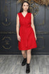 Image 3 of Wrap linen dress with an oversized fit and no sleeves Maya from Baltic Linen
